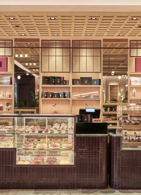 M Chocolate vitrini ve kasa bölümü