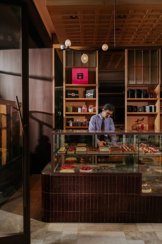 The M Chocolate corner at Cafe Marmara