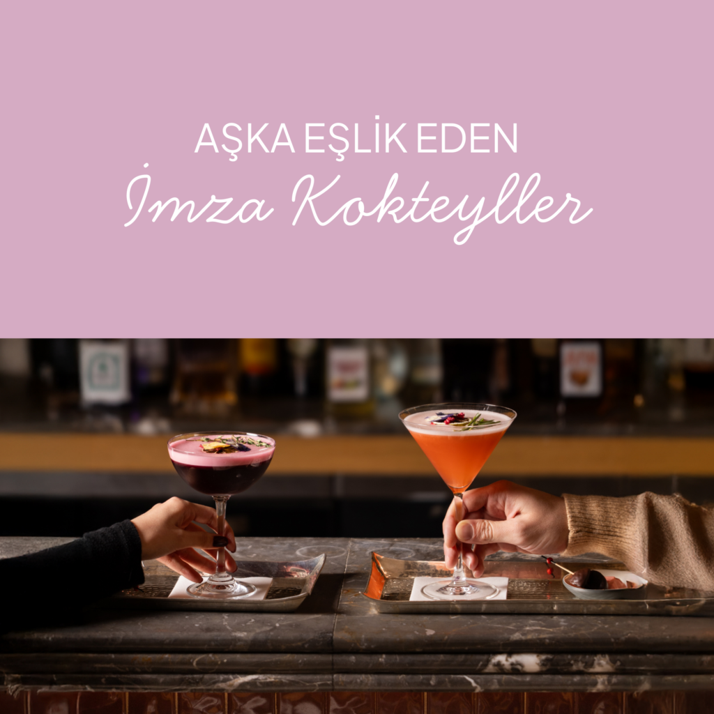 Aşka eşlik eden imza kokteyller