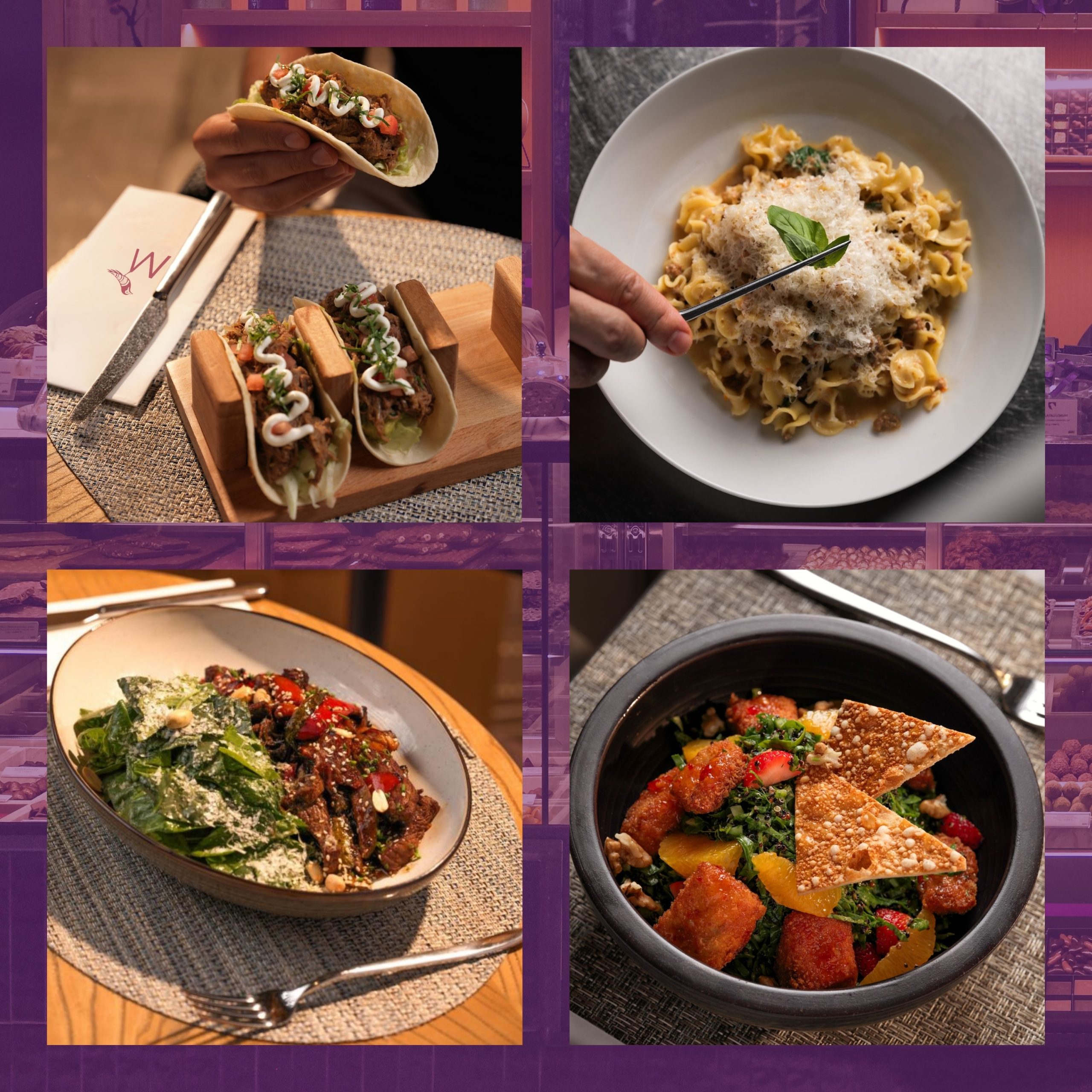 A selection of Cafe Marmara's new dishes